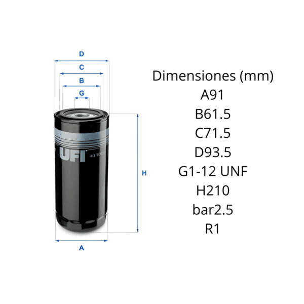 Filtro Ufi 23.106.01 - Image 2