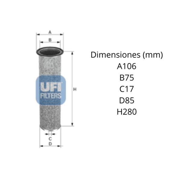 Filtro Ufi 27.C57.00 - Image 2