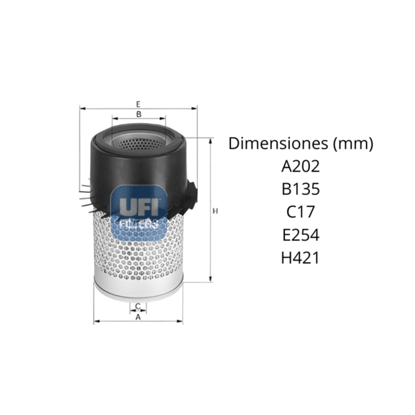 Filtro Ufi 27.923.00 - Image 2