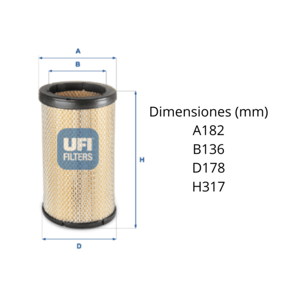 Filtro Ufi 27.425.00 - Image 2