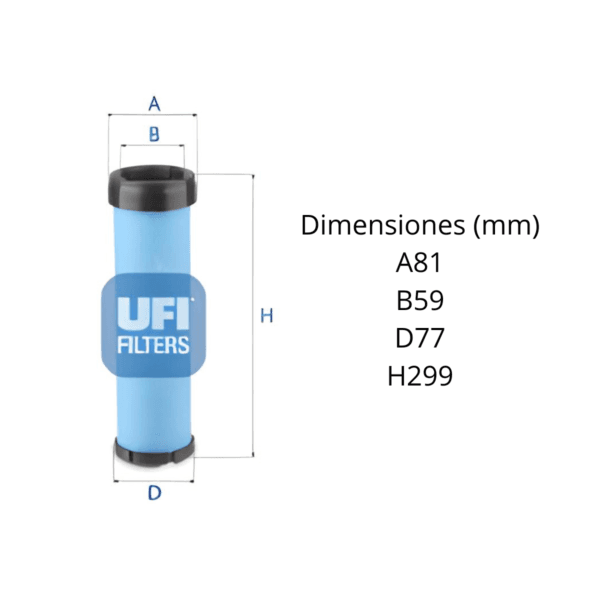 Filtro Ufi 27.A31.00 - Image 2