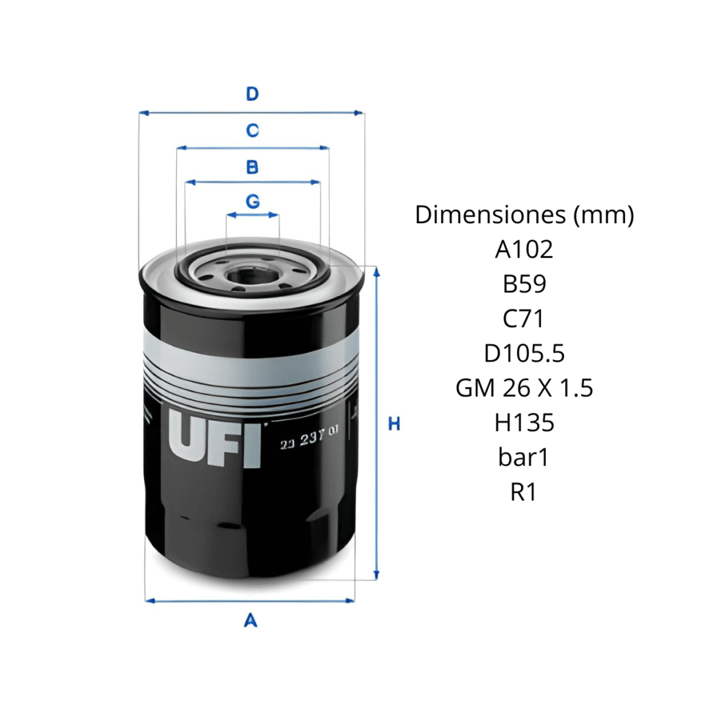 Filtro Ufi 23.237.00