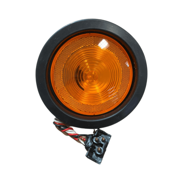 Lampara 4 Foco Ambar Sellada Reflejante Y Goma Con Conector
