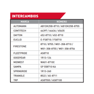 Bolsa De Aire Gabriel Ga8710: imagen 4