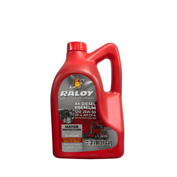 Aceite Raloy Ak Diesel Premium 25W-50 Df-4 Api Cf-4 3.78L