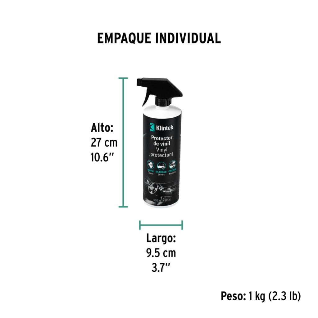 Liquido Protector De Vinil 960 Ml Klintek 57095