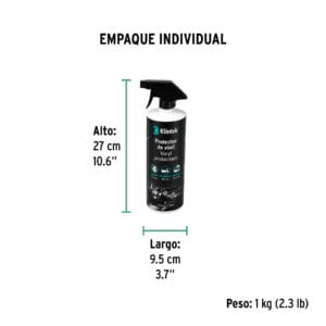Liquido Protector De Vinil 960 Ml Klintek 57095: imagen 4