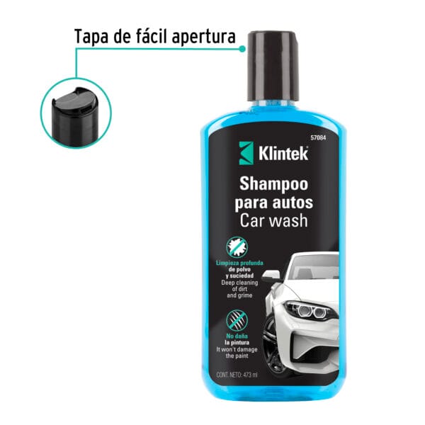 Shampoo Para Auto 473 Ml Klintek - Image 2