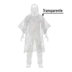Poncho Ocapamanga Desechable De Poliatileno Pretul 27089: imagen 2