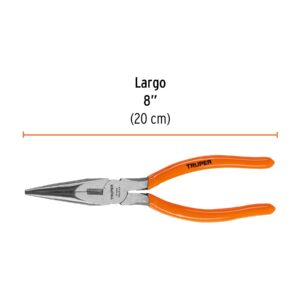 Pinza De Punta Y Corte 8" Mango Pvc Truper 17310: imagen 3