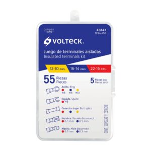 Juego De Terminales Aisladas Para Cable 48142 Volteck: imagen 3