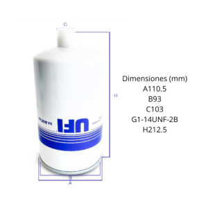 Filtro Ufi 24.A05.B0: imagen 2