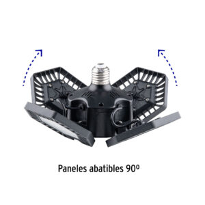 Luminario De Led 100 W Aluminio Con 4 Paneles Abatibles 46588: imagen 4