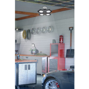 Luminario De Led 100 W Aluminio Con 4 Paneles Abatibles 46588: imagen 7