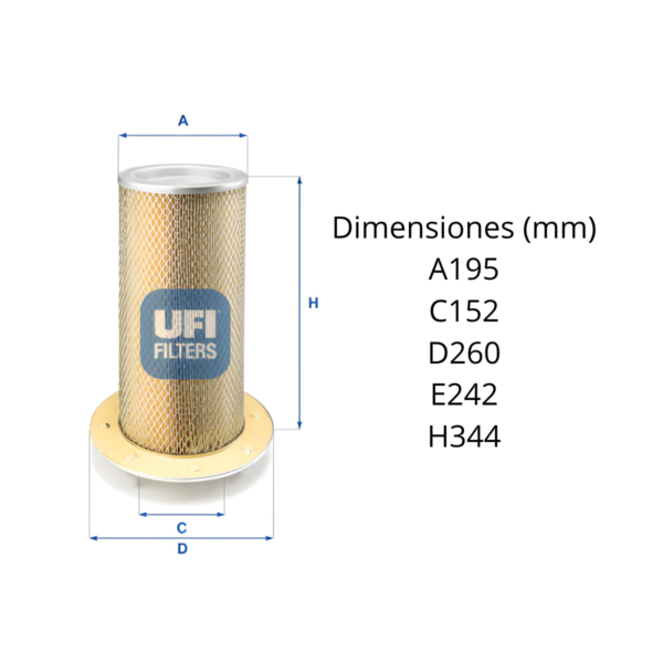 Filtro Ufi 27.034.00 - Image 2