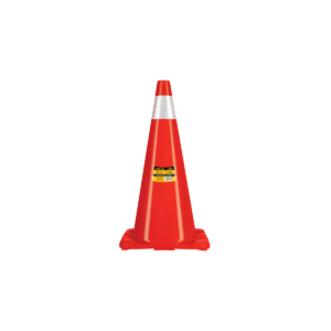 Cono De Precaucion De 70 Cm De Pvc Con Reflejante Pretul 28254