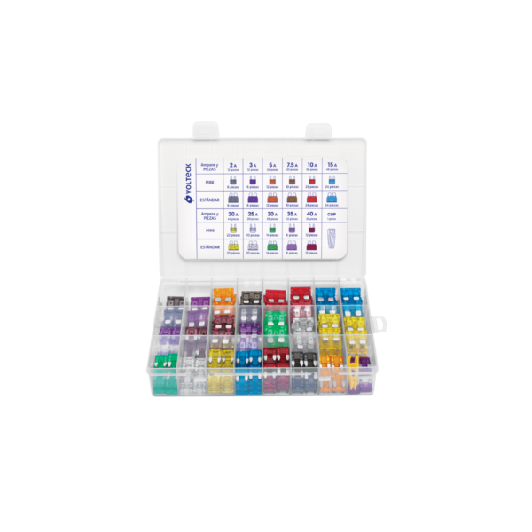 Juego De Fusibles Automotrices Estandar Y Mini De 300 Pza 48302