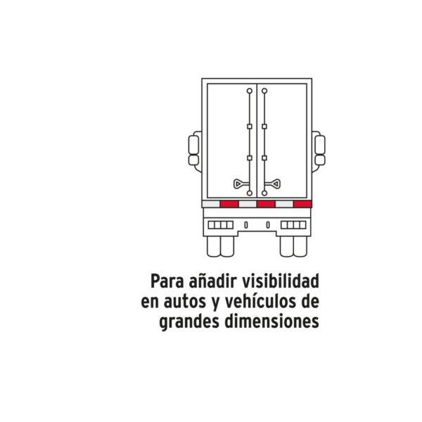 Rollo De Cinta Reflejante De Pvc 9M X 2" Truper 101683 - Image 4