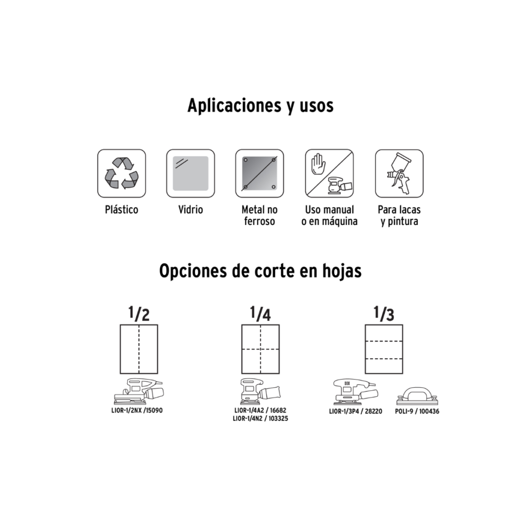 Lija De Agua Grano #280 Truper 11625