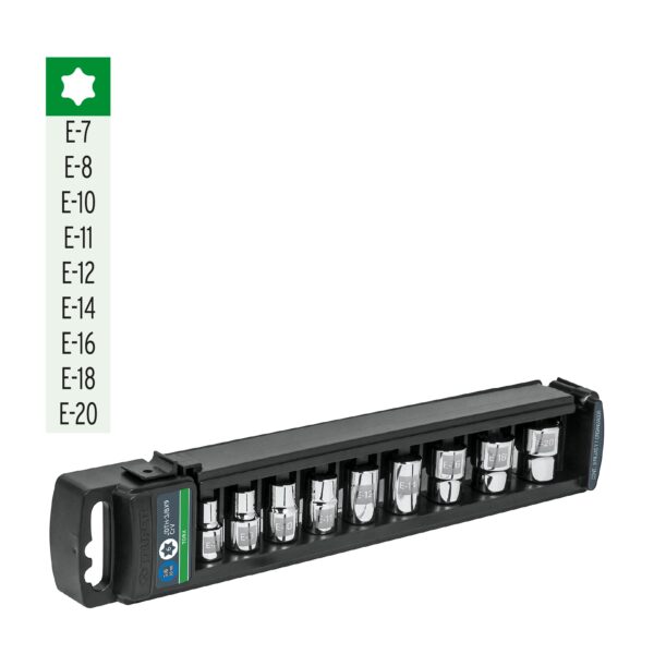 Juego De 9 Dados Cuadro 3/8 Torx - Image 3