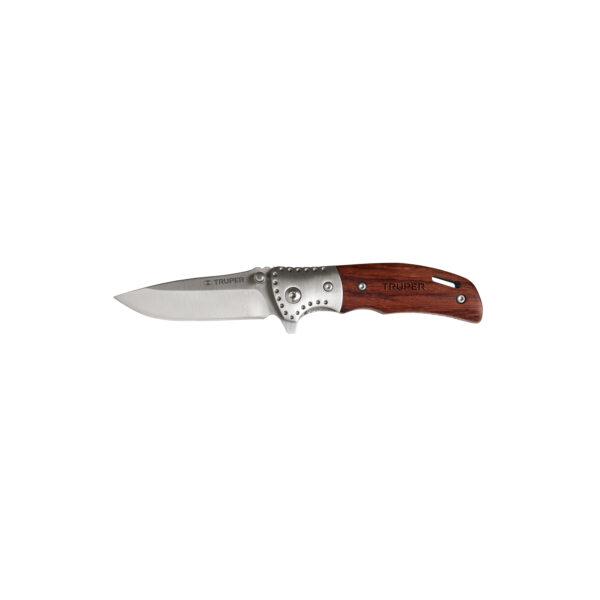 Navaja Abatible 3 1/2 Mango De Madera Truper 13889