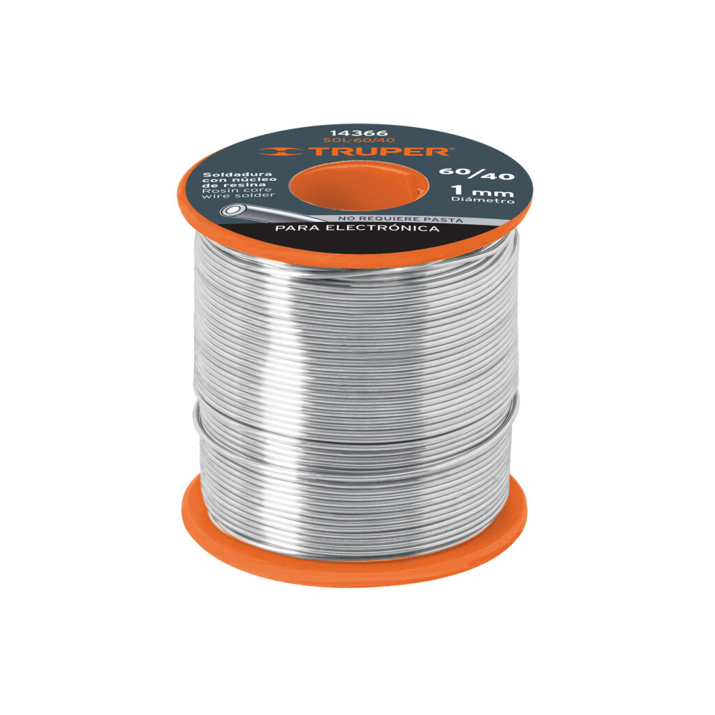 Soldadura Con Nucleo Resina 60/40 Para Electronica 450 Gr