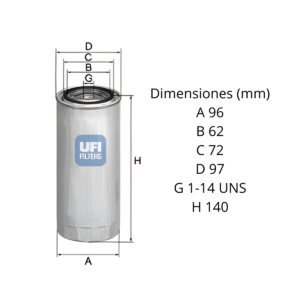 Filtro Ufi 24.310.00: imagen 2