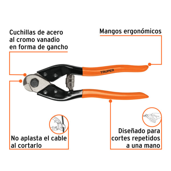 Cortador De 8" De Cable Y Alambre Truper 101097 - Image 2