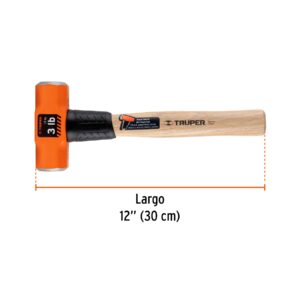 Marro octogonal 3 lb, mango de madera 12" Truper 16507: imagen 3