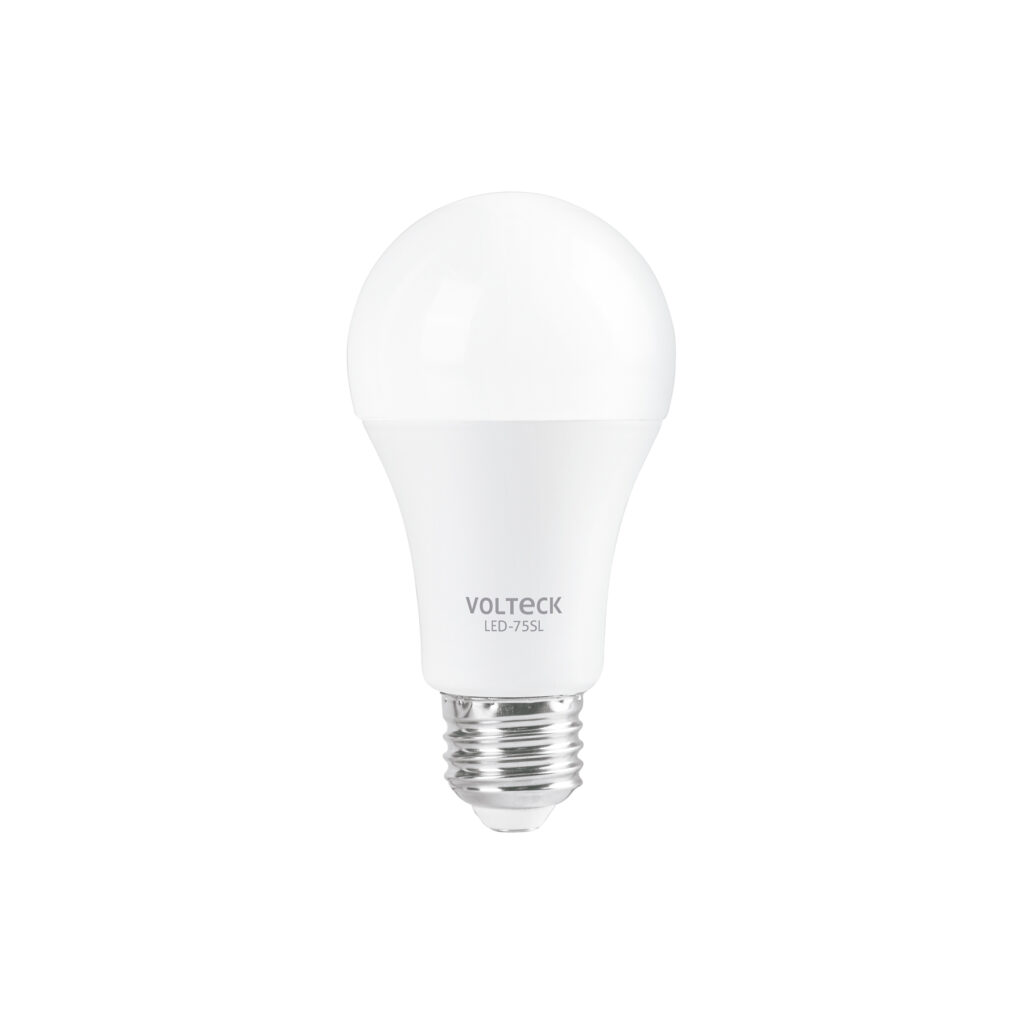 Lampara Led Tipo Bulbo A19 10 W Con Sensor De Luz Volteck 46990