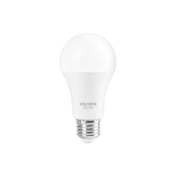 Lampara Led Tipo Bulbo A19 10 W Con Sensor De Luz Volteck 46990
