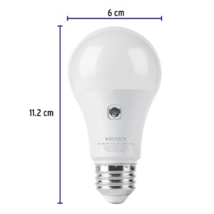 Lampara Led Tipo Bulbo A19 10 W Con Sensor De Luz Volteck 46990: imagen 2