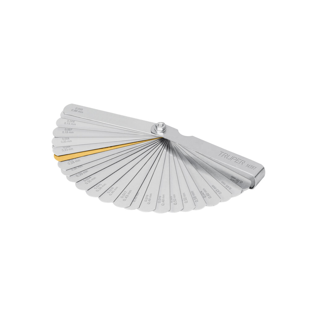 Calibrador De 32 Hojas Std/Mm Truper 14397