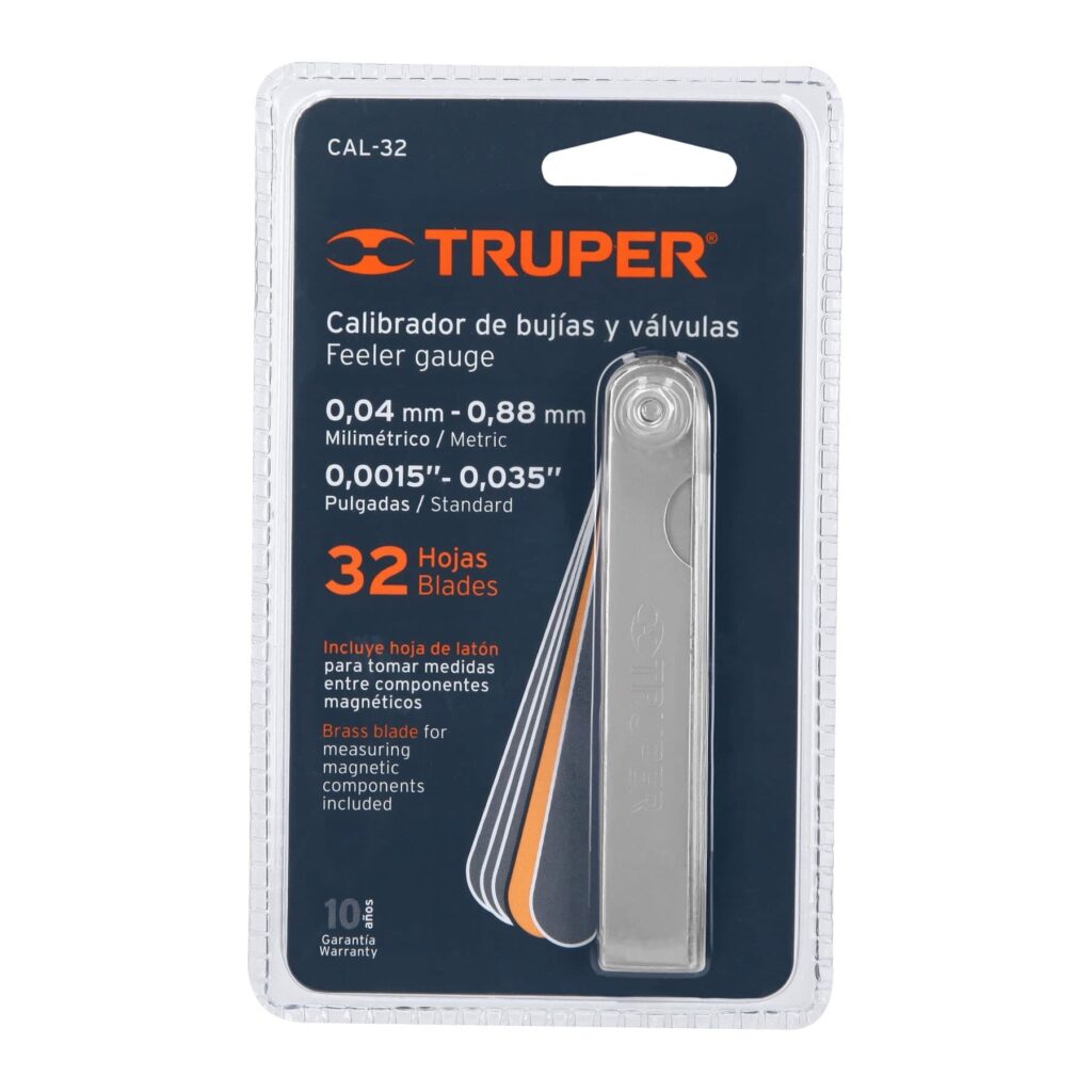 Calibrador De 32 Hojas Std/Mm Truper 14397