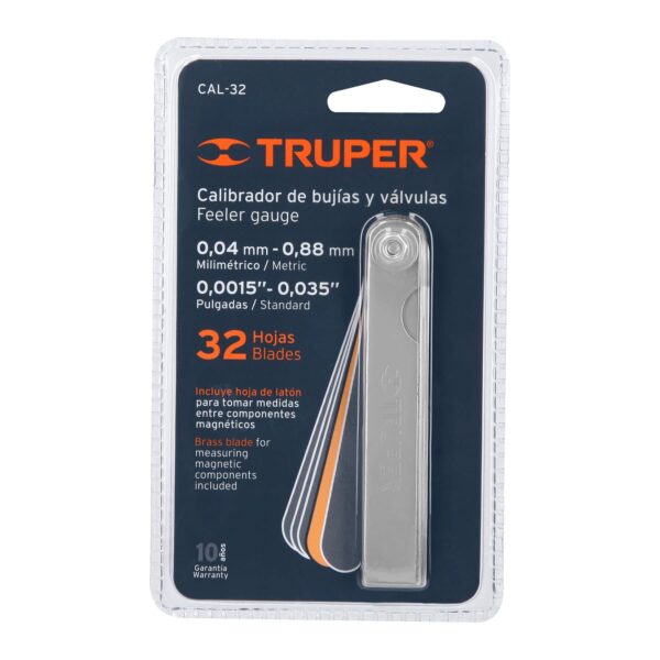 Calibrador De 32 Hojas Std/Mm Truper 14397 - Image 4