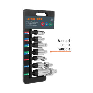 Juego De 7 Piezas De Adaptadores Y Nudos Universales Truper 17844: imagen 3