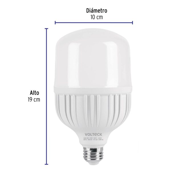 Lampara Foco Led Alta Potencia 30W Luz De Dia Volteck - Image 2