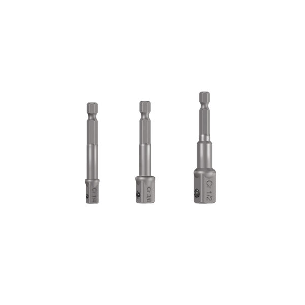 Juego De 3 Adaptadores Para Dados De 1/4 3/8 1/2 Truper 10752