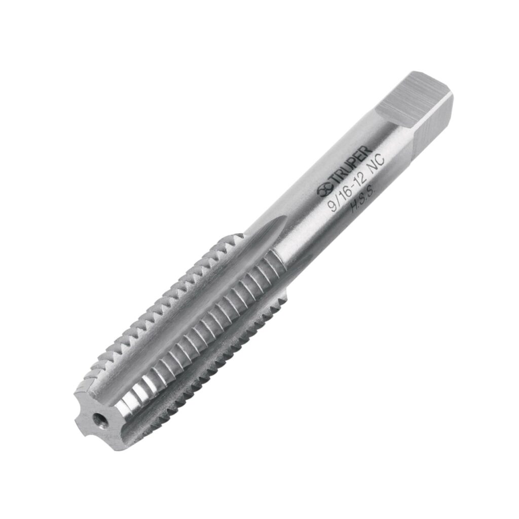 Machuelo Semiconico 9/16X12 Unc Estuche Individual Truper 11421