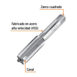 Machuelo Semiconico 9/16X18 Unf Estuche Individual Truper 11422: imagen 2