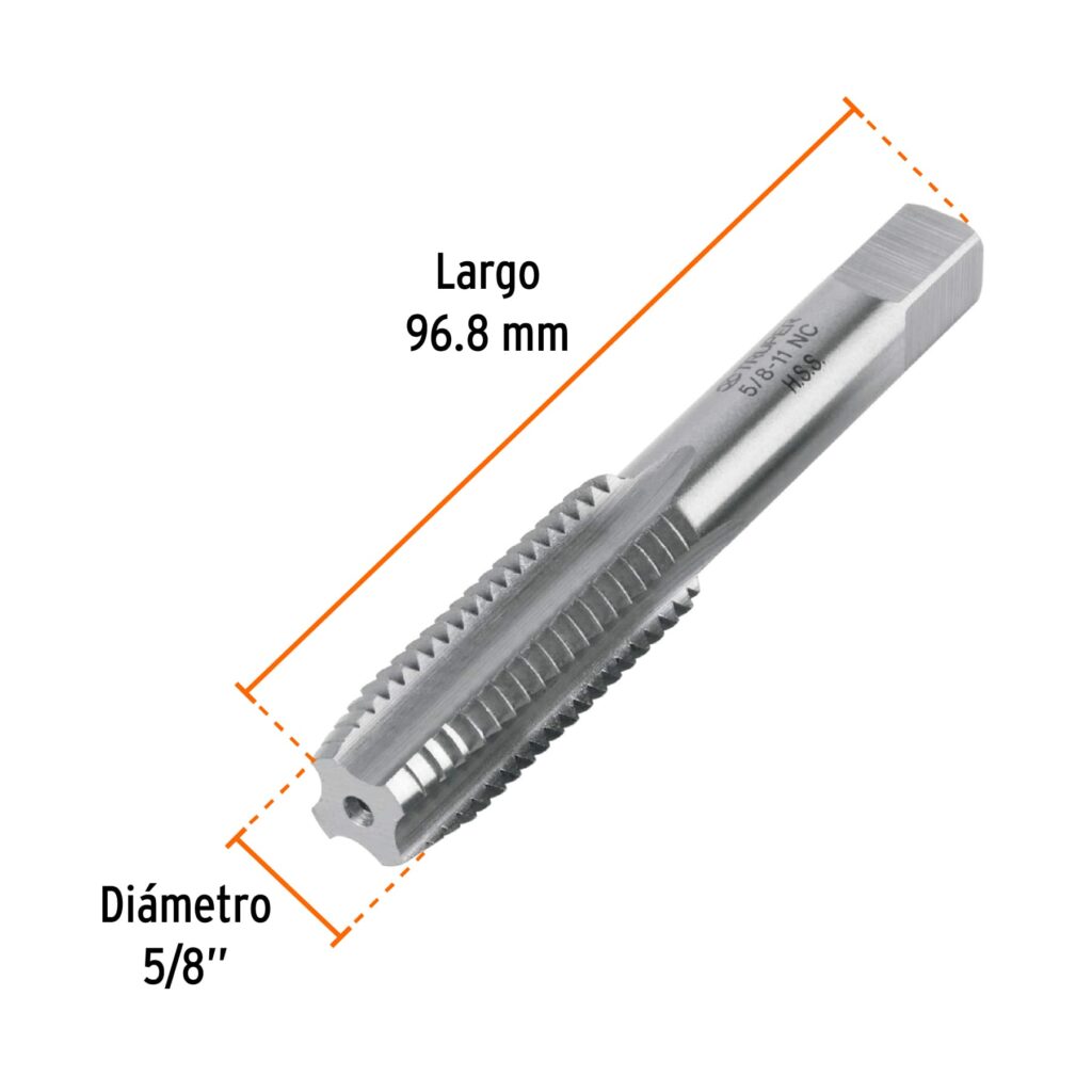 Machuelo Semiconico 5/8X11 Unc Estuche Individual Truper 11423