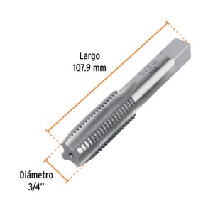 Machuelo Semiconico 3/4X10 Unc Estuche Individual Truper 11425: imagen 3