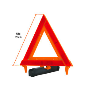 Triangulo De Seguridad De 29Cm De Alto Con Estuche: imagen 3