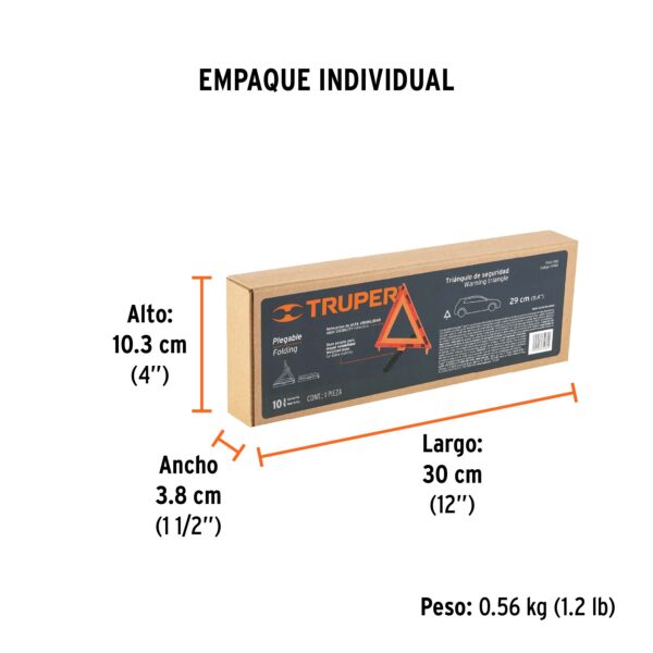 Triangulo De Seguridad De 29Cm De Alto Con Estuche - Image 5