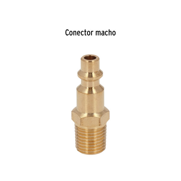 Conector Rápido De Latón, Macho, Cuerda 1/4" Npt 19083 Truper - Image 2