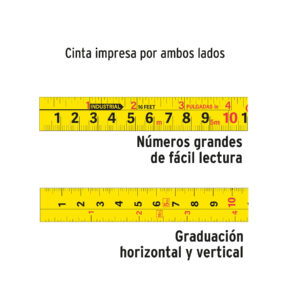 Flexometro Gripper  Contra Impacto 3M Cinta 13Mm Truper 14577: imagen 4