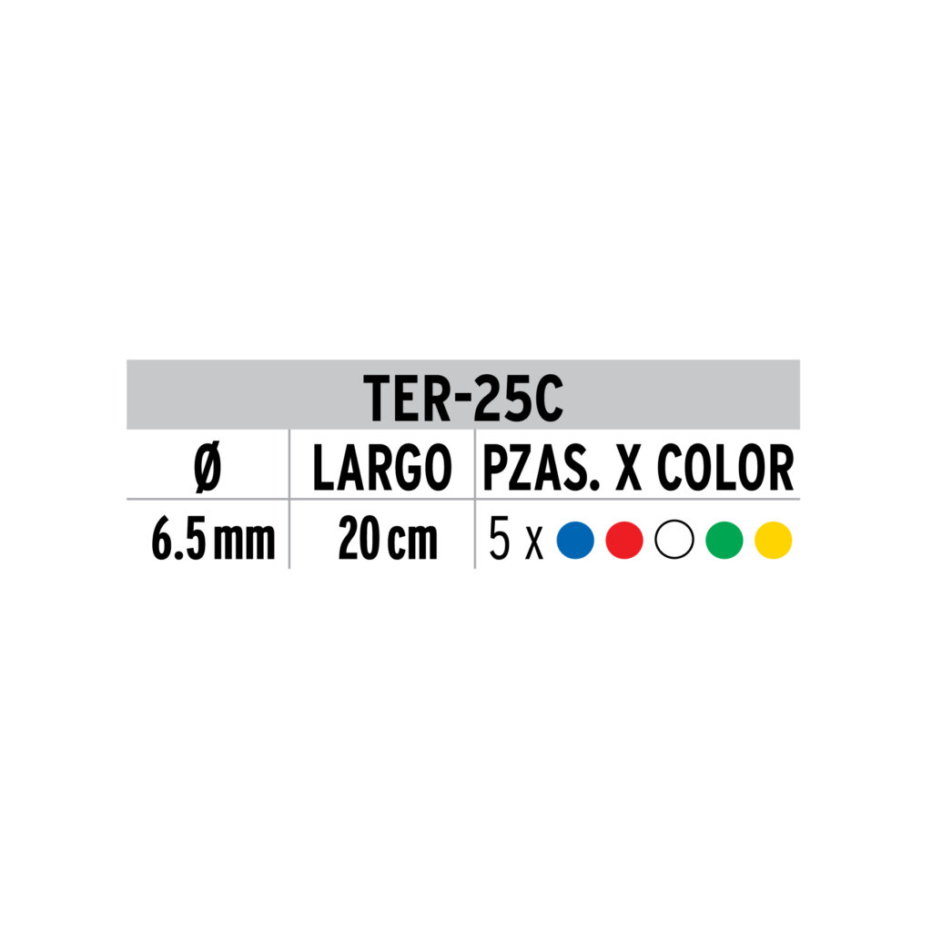 Bolsa Con 25 Piezas De Tubo Termocontractil Volteck 45368