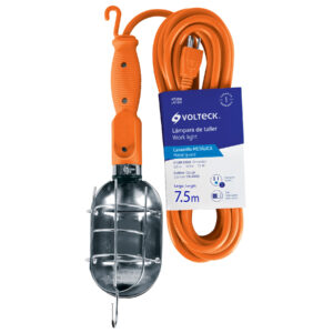 Lampara De Taller Con Canastilla Metalica 7.5M Volteck 47259: imagen 3