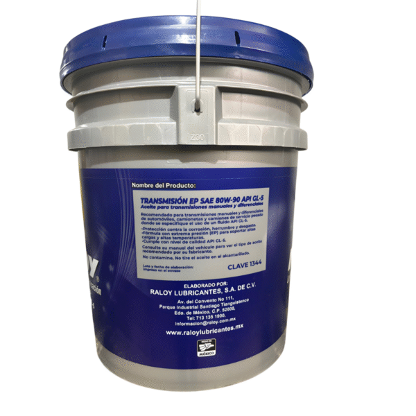 Aceite Raloy 80W-90 Gl-5 19L - Image 2
