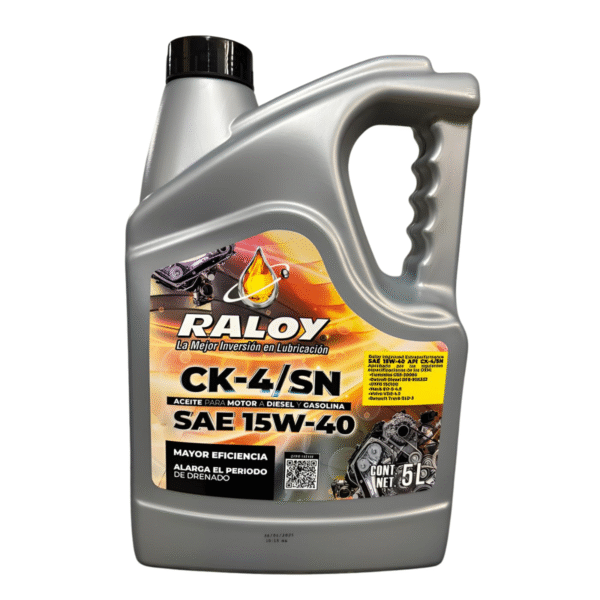 ACEITE RALOY CK-4/SN 15W-40 DIESEL Y GASOLINA 19L - Image 2